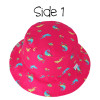Καπέλο Διπλής Όψης UPF 50   Pink Chameleon/Tropical - MEDIUM 2-4 yrs  |  FJKPH163M