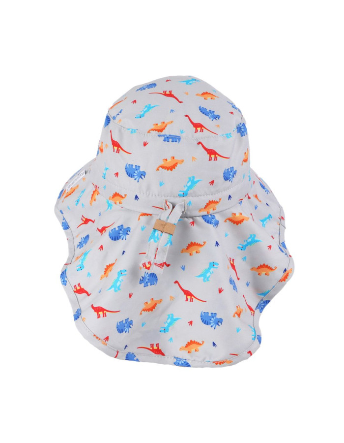 Flapjack Cape Sunhat UPF50 – Multi Dino - MEDIUM 2-4 yrs | FJKCH158M Flapjack Cape Sunhat UPF50 – Multi Dino - MEDIUM 2-4 yrs | FJKCH158M