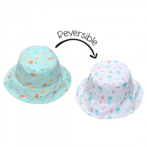 Καπέλο Διπλής Όψης UPF 50   Fish/Jellyfish - MEDIUM 2-4 yrs