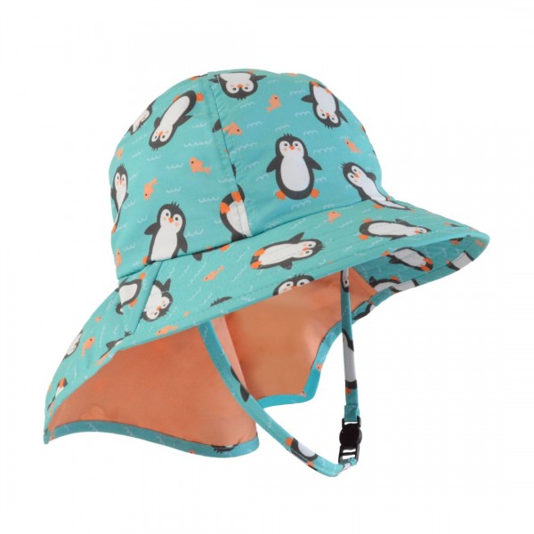 Zoocchini Cape Sunhat UPF50 Penguin - 6-24m