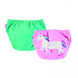 Zoocchini Μαγιώ Πάνα (2pcs Σετ) – Unicorn 