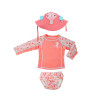 Σετ UV Μαγιώ Πάνα Καπέλο Μπλούζα Sally the Seahorse - 6-12m