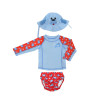Σετ UV Μαγιώ Πάνα Καπέλο Μπλούζα Sunny the Seal - 12-24m | ZOO16006-12-24M Σετ UV Μαγιώ Πάνα Καπέλο Μπλούζα Sunny the Seal - 12-24m | ZOO16006-12-24M
