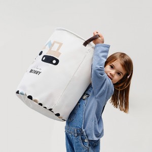 Sipo Laundry Basket Fabric Folding 35x35x45cm Gray