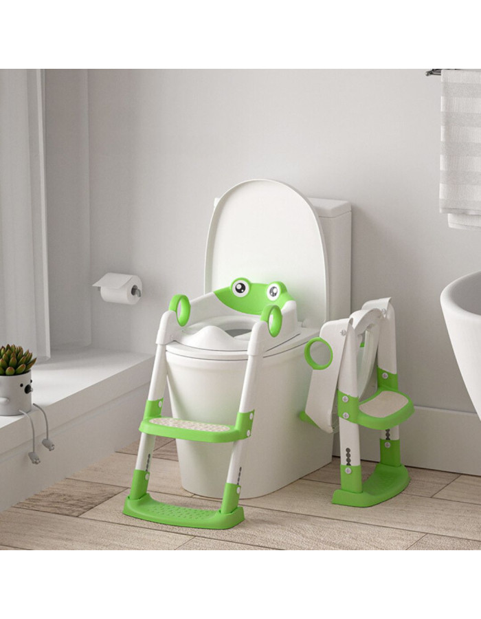 Εκπαιδευτική Σκαλιέρα Τουαλέτας – Green Frog