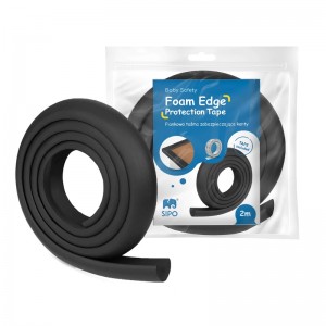 Αφρώδες Προστατευτικό ρολό επιφανειών Μαύρο