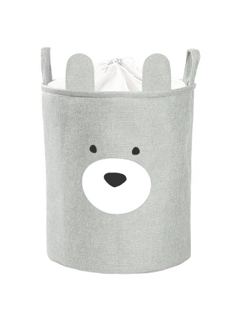 Sipo Premium Sipo Children's Folding Laundry Basket made of Fabric Beige 35x35x45cm 1pcs