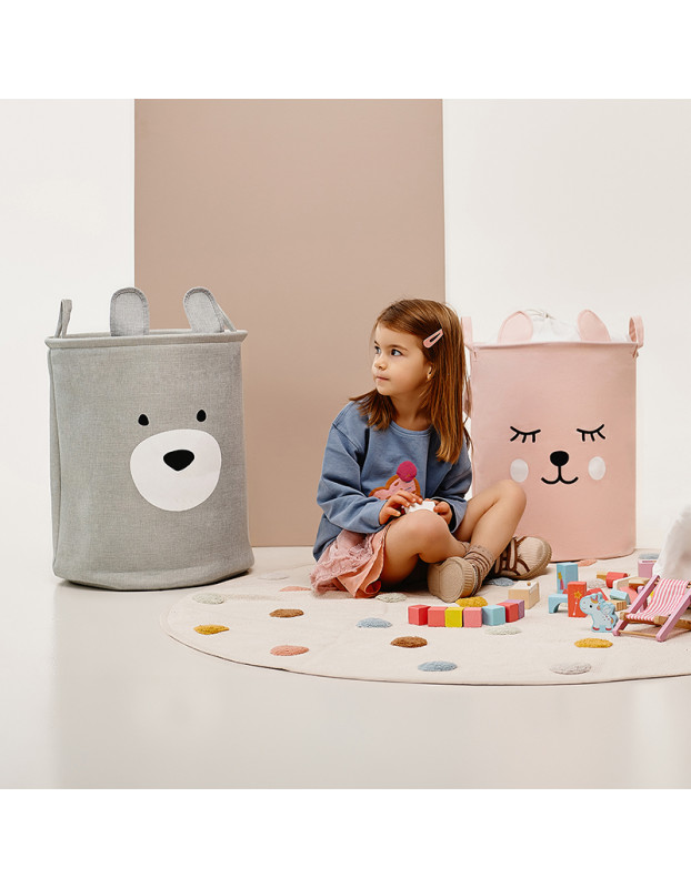 Sipo Premium Sipo Childrens Folding Laundry Basket made of Fabric Beige 35x35x45cm 1pcs Sipo Premium Sipo Childrens Folding Laundry Basket made of Fabric Beige 35x35x45cm 1pcs