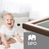 Sipo Padded Edge Guards with Sticker made of Plastic in Brown Color 200εκ. 1pcs