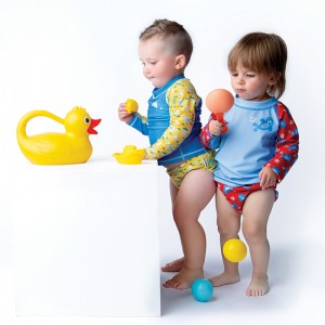 Σετ UV Μαγιώ Πάνα Καπέλο Μπλούζα Willy the Whale - 6-12m