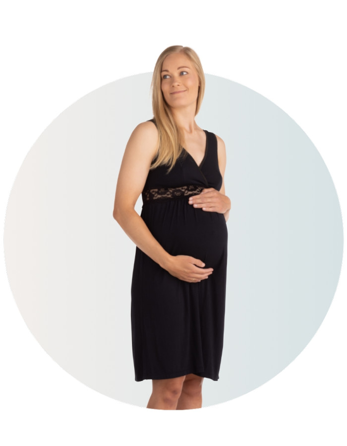 Maternity & Nursing Nightie (Νυχτικό θηλασμού) - Large