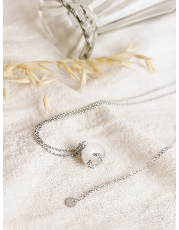 Proud Mama Babybell Glowing Πατουσάκια Silver  |  PM-616