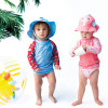 Σετ UV Μαγιώ Πάνα Καπέλο Μπλούζα Sally the Seahorse - 6-12m