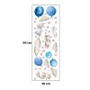 Sipo Wall sticker Bunny Balloons Blue