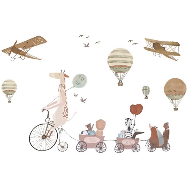 Sipo Wall sticker Giraffe and Friends
