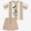 Minene – Disney Σετ Μπλούζα & Σορτς Μπεζ Ριγέ (2-8 ετών) - 5-6 ΕΤΩΝ  |  2414000394005