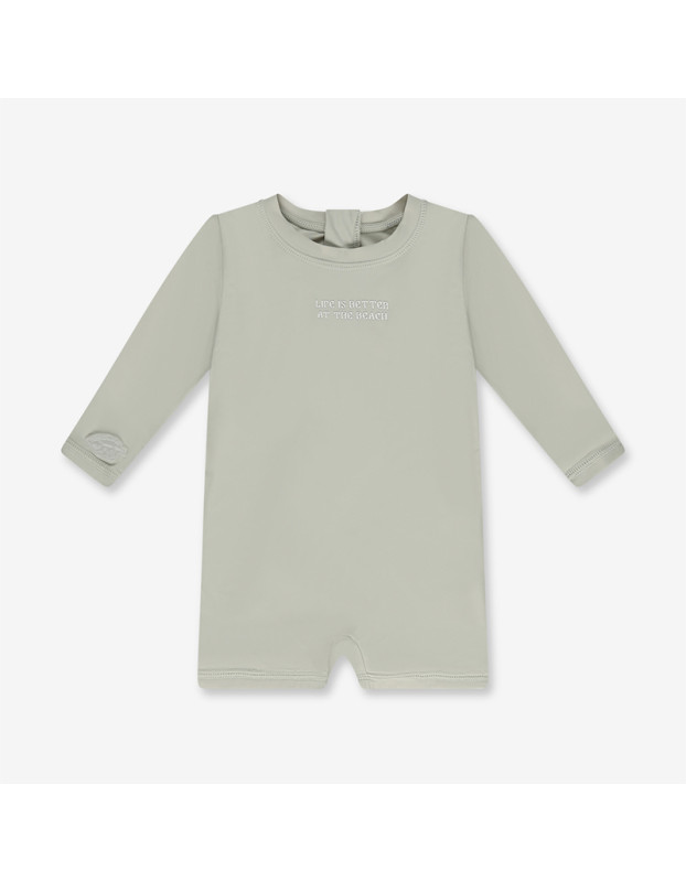 Minene – Ολόσωμο Μαγιώ με Μανίκια UV Olive (6-24 μηνών) - 18-24m  |  241480053018M