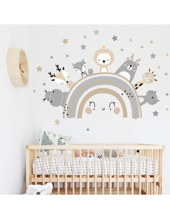 Sipo Wall sticker Cute Animals  |  SIP-WS63030