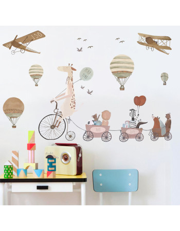 Sipo Wall sticker Giraffe and Friends