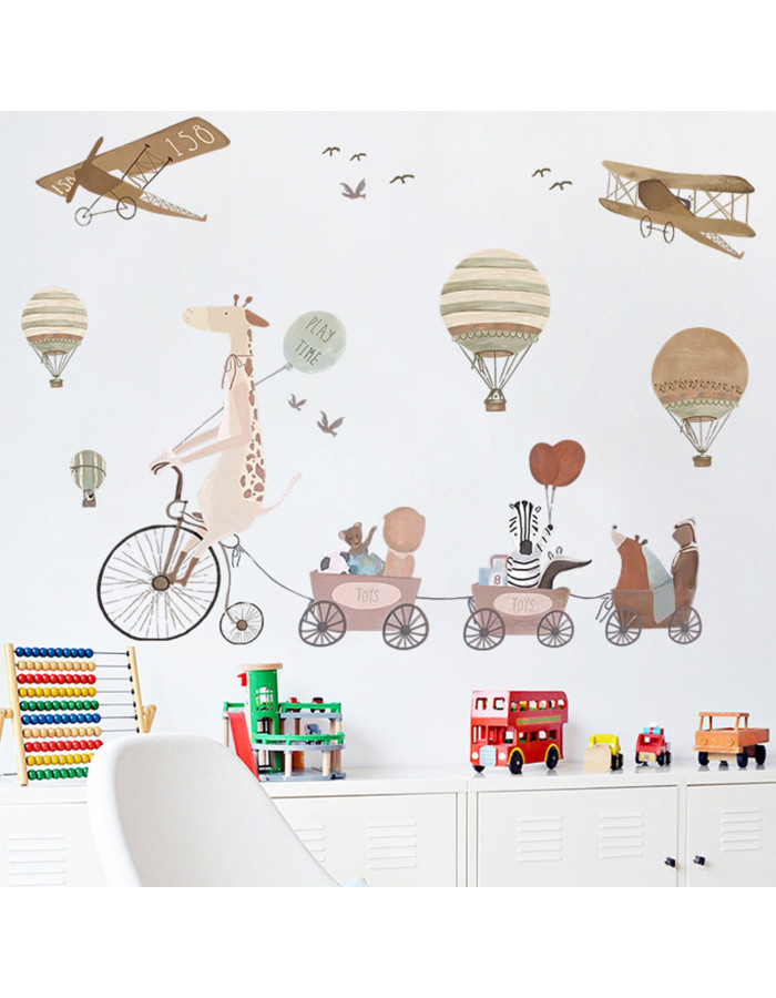 Sipo Wall sticker Giraffe and Friends