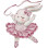Sipo Wall sticker ballerina bunny  |  SIP-WS63032