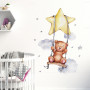 Sipo Wall sticker Bear on Swing  |  SIP-WS63034