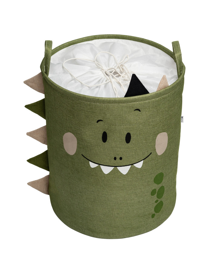 Sipo Childrens Storage Basket made of Fabric Green 40x40x50cm 1pcs