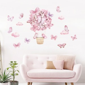Sipo Wall sticker pink butterflies