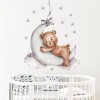Sipo Wall sticker teddy bear on themoon