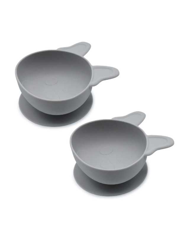 Melii Baby Food Bowl made of Silicone 2pcs
