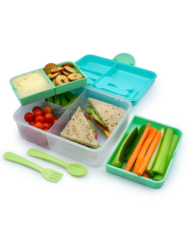 Melii Plastic Kids Food Container 0.118lt Light Blue