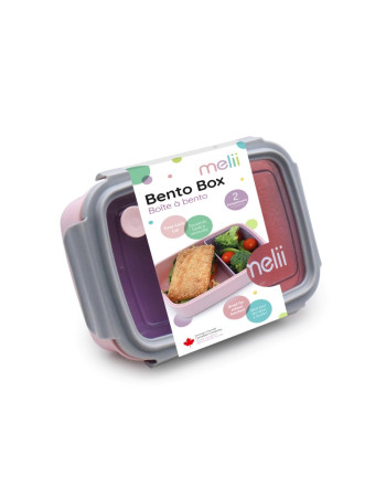 Melii – Bento 2 θέσεων 880ml - Pink-Purple
