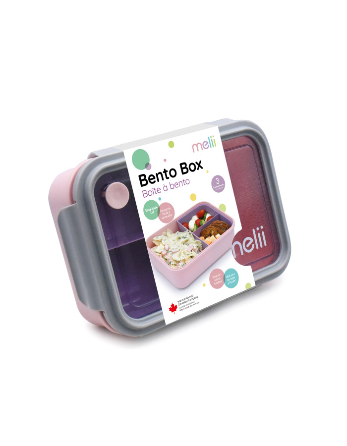 Melii Plastic Kids Food Container 1.25lt Lilac