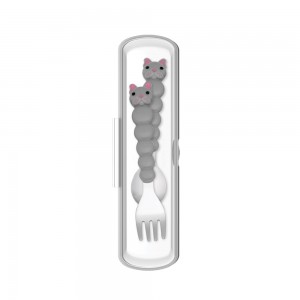 Melii – Σετ κουτάλι, πιρούνι σε θήκη Bulldog