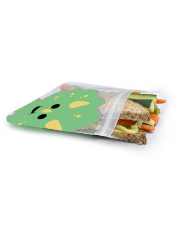 Melii School Food Case Multicolour Dinosaurs