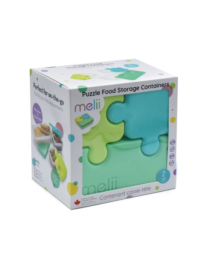 Melli – Φαγητοδοχείο Puzzle Bento 2 τεμάχια – Boys