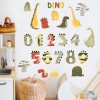 Sipo wall stickers Dino Numbers
