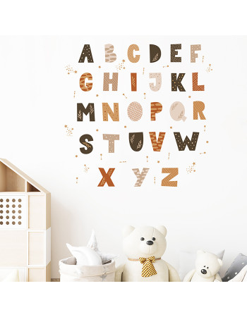 Sipo wall stickers Boho Alphabet