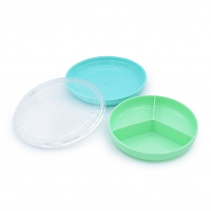 Melii Plastic Kids' Food Container 0.342lt Blue-Mint