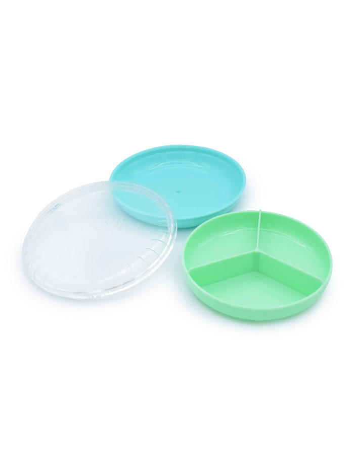 Melii Plastic Kids Food Container 0.342lt Blue-Mint