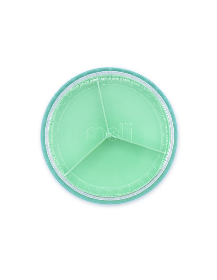 Melii Plastic Kids Food Container 0.342lt Blue-Mint