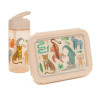 Petit Monkey Water Bottle 380ml Upside Down Animals