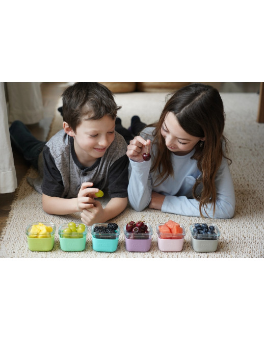 Melii Microwave Glass Lunch Box Multicolour 3pcs