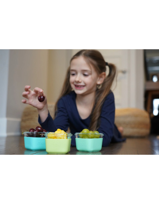 Melii Microwave Glass Lunch Box Multicolour 3pcs