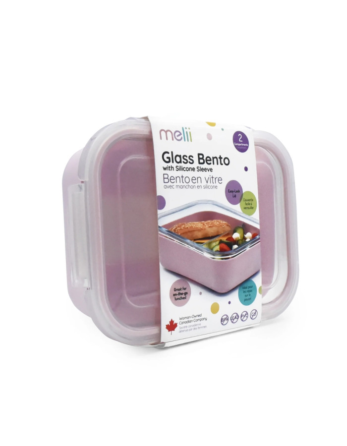 Melii Kids Food Container made of Silicone 0.74lt Pink