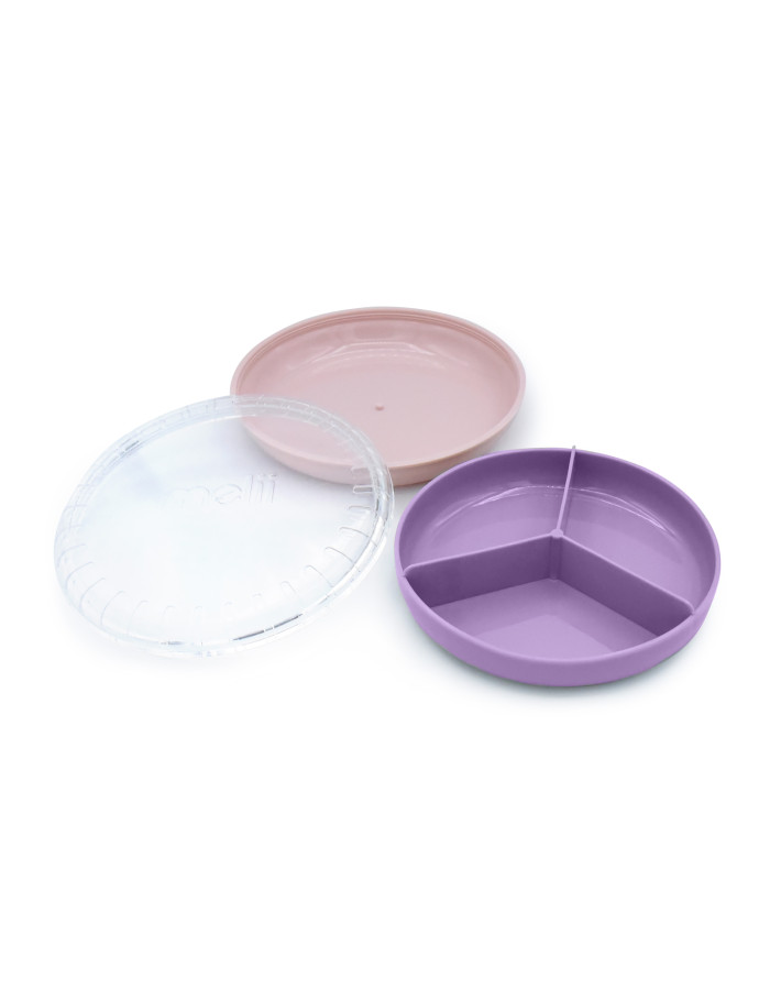 Melii – Spin Rotating Snack Container Pink