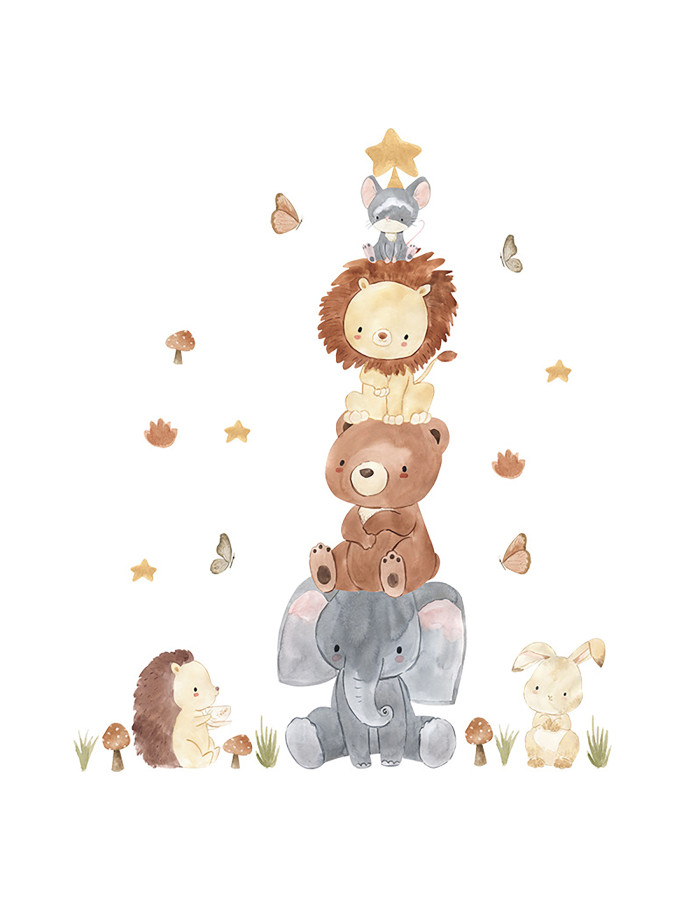 Sipo wall stickers Animal Pyramid  |  SIP-WS63043