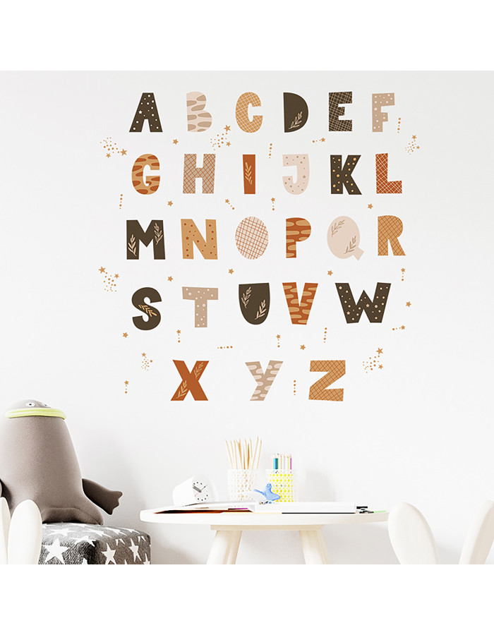 Sipo wall stickers Boho Alphabet Sipo wall stickers Boho Alphabet