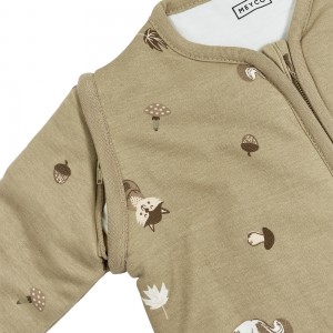 Meyco Υπνόσακος Forest Animals με αποσπώμενα μανίκια (0-5 ετών) - 110cm