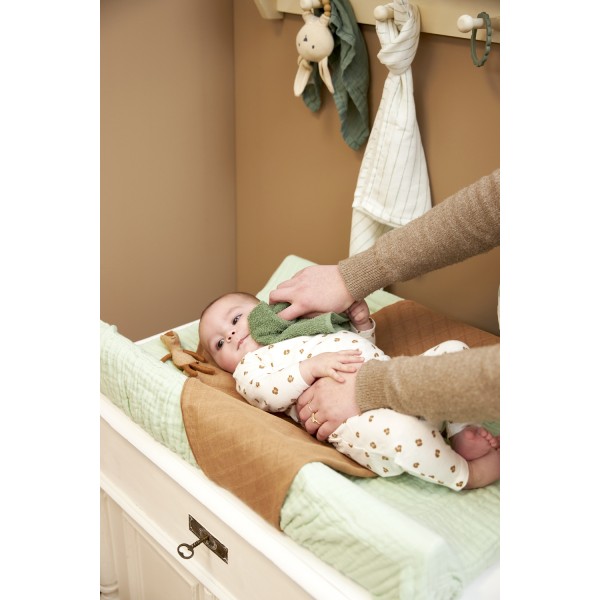 Meyco – Σετ 3 Βαμβακερές Λαβέτες (53×20) - White/Forest green/Grey